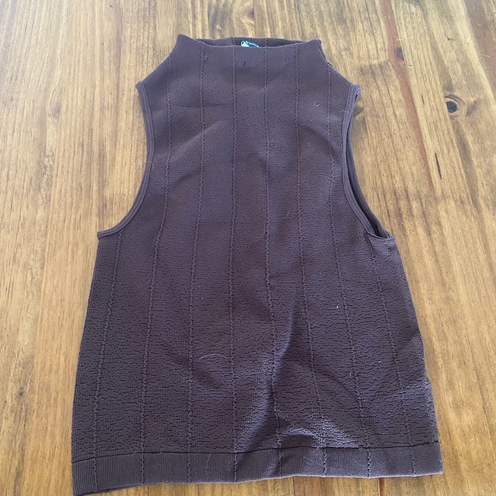 Zara High neck Crop Top